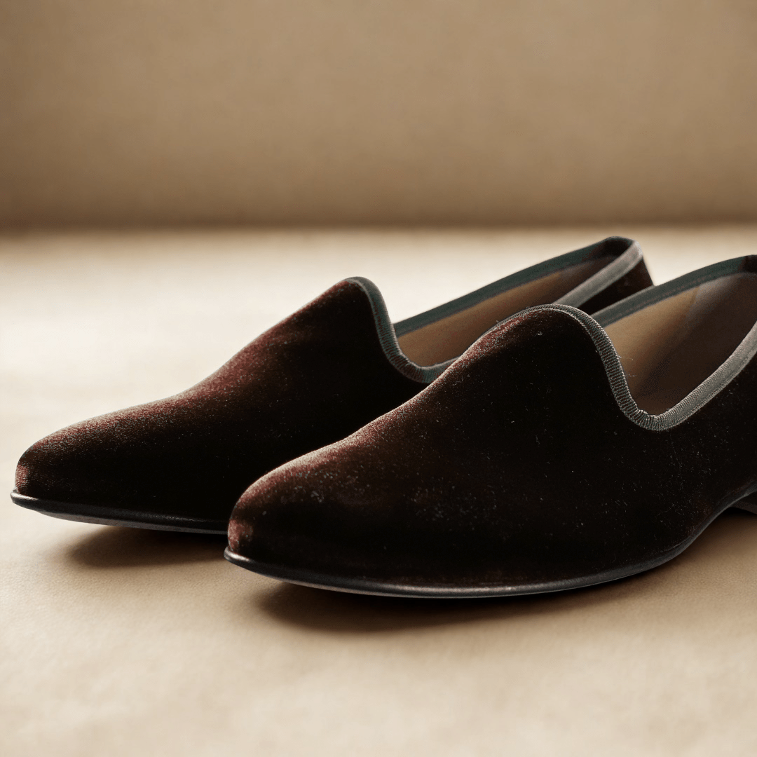 Men's Brown Velvet Slipper Ii Men's Footwear by Del Toro Shoes – Don't Panic Shoes