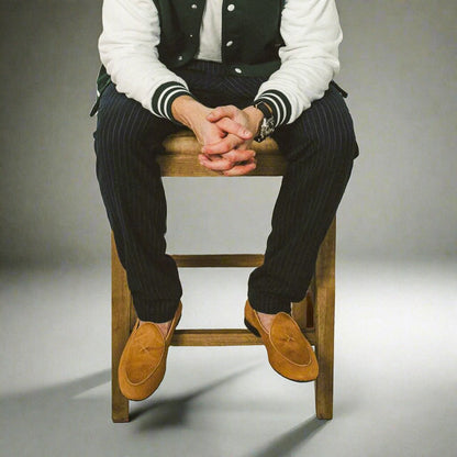 Men's Camel Pony Hair Milano Loafer Men's Footwear by Del Toro Shoes – Don't Panic Shoes