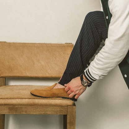 Men's Camel Pony Hair Milano Loafer Men's Footwear by Del Toro Shoes – Don't Panic Shoes