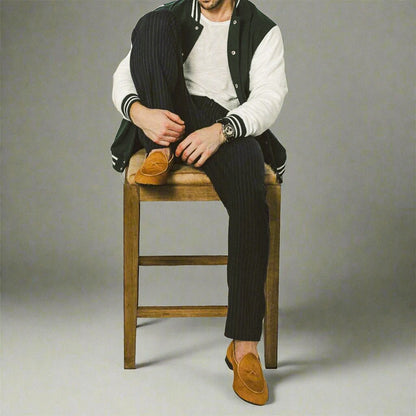 Men's Camel Pony Hair Milano Loafer Men's Footwear by Del Toro Shoes – Don't Panic Shoes