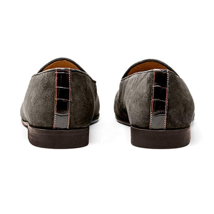 Men's Chocolate Croc Milano Loafer Men's Footwear by Del Toro Shoes – Don't Panic Shoes