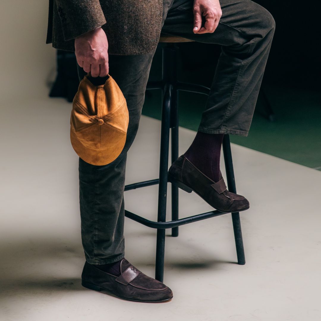 Men's Chocolate Suede Centesimo Men's Footwear by Del Toro Shoes – Don't Panic Shoes