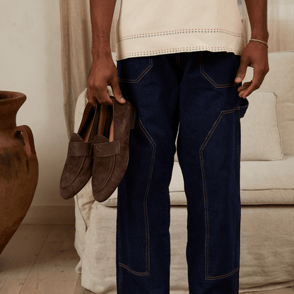 Men's Chocolate Suede Centesimo Men's Footwear by Del Toro Shoes – Don't Panic Shoes