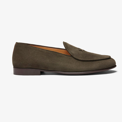 Men's Chocolate Suede Milano Loafer Men's Footwear by Del Toro Shoes – Don't Panic Shoes