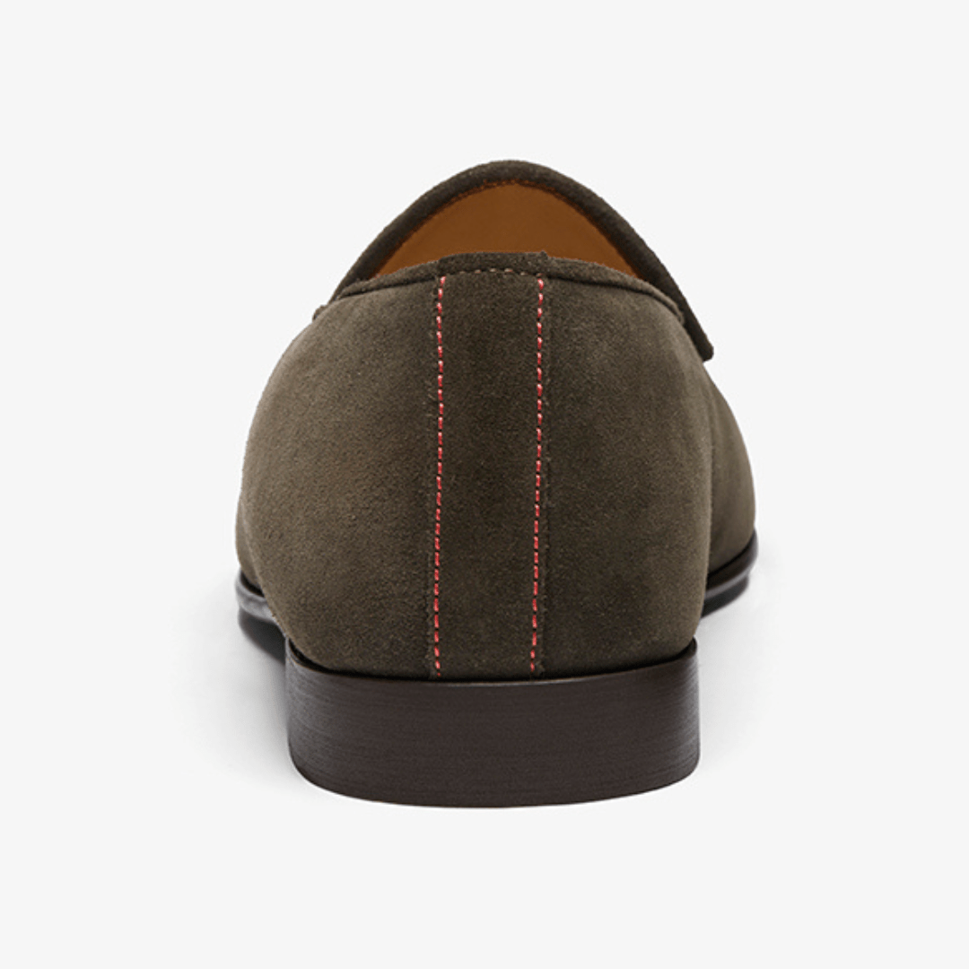 Men's Chocolate Suede Milano Loafer Men's Footwear by Del Toro Shoes – Don't Panic Shoes