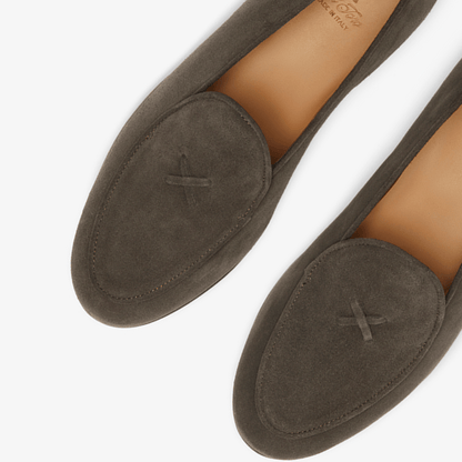 Men's Chocolate Suede Milano Loafer Men's Footwear by Del Toro Shoes – Don't Panic Shoes