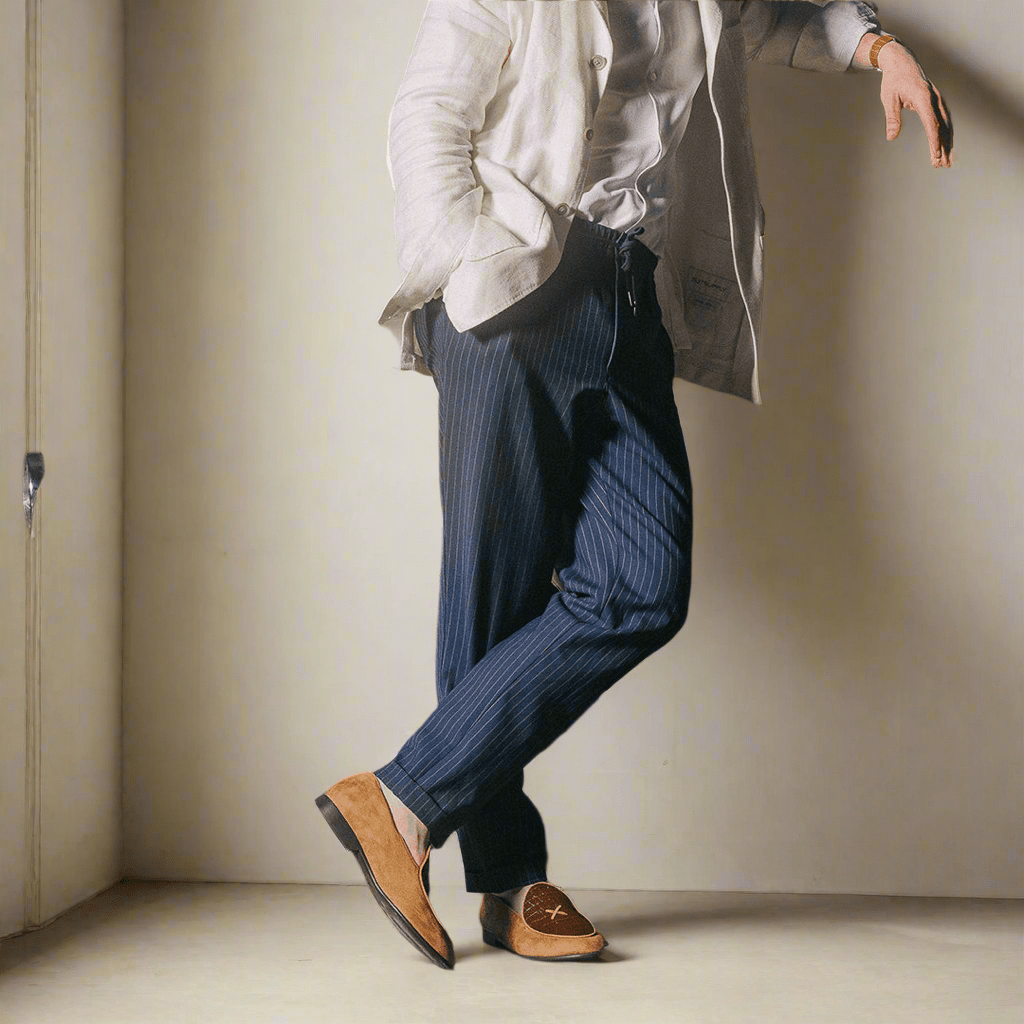 Men's Cognac Croc Milano Loafer Men's Footwear by Del Toro Shoes – Don't Panic Shoes