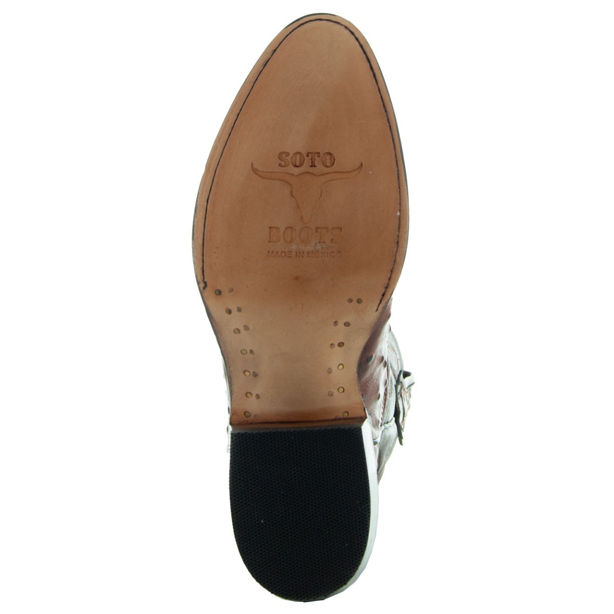 Men's Cognac Ostrich Print Cowboy Boots (H7002) Cowboy Boots by Soto Boots – Don't Panic Shoes
