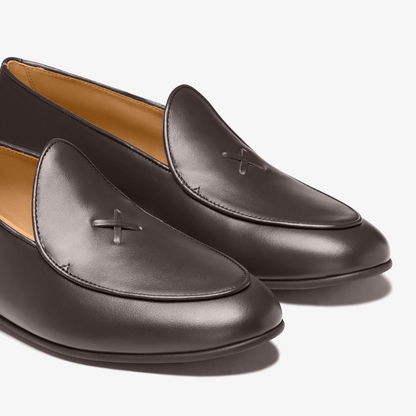 Men's Dark Brown Leather Milano Loafer Men's Footwear by Del Toro Shoes – Don't Panic Shoes