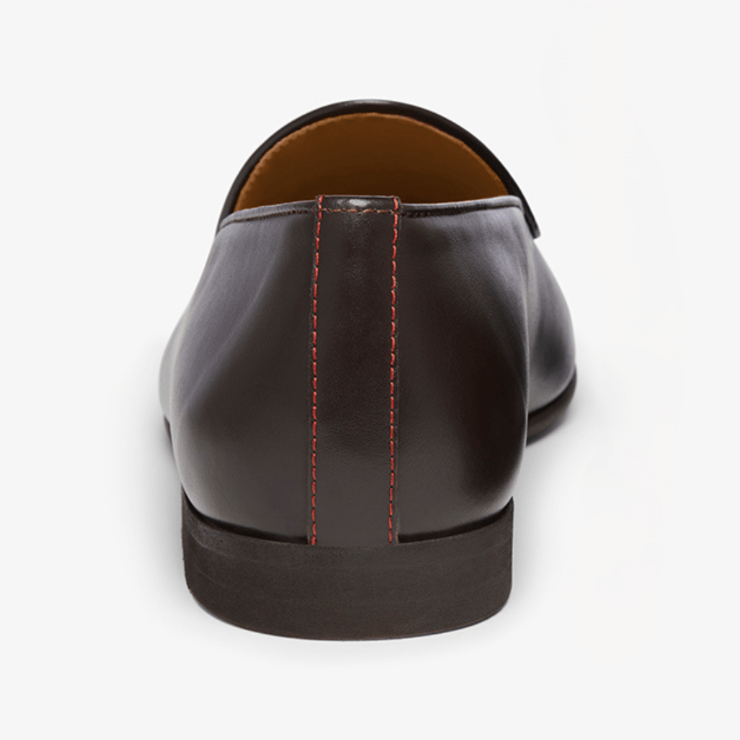 Men's Dark Brown Leather Milano Loafer Men's Footwear by Del Toro Shoes – Don't Panic Shoes