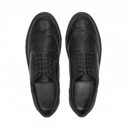 Men's Don Giovanni Wingtips - Black Men's Sneakers by Mocalmo – Don't Panic Shoes