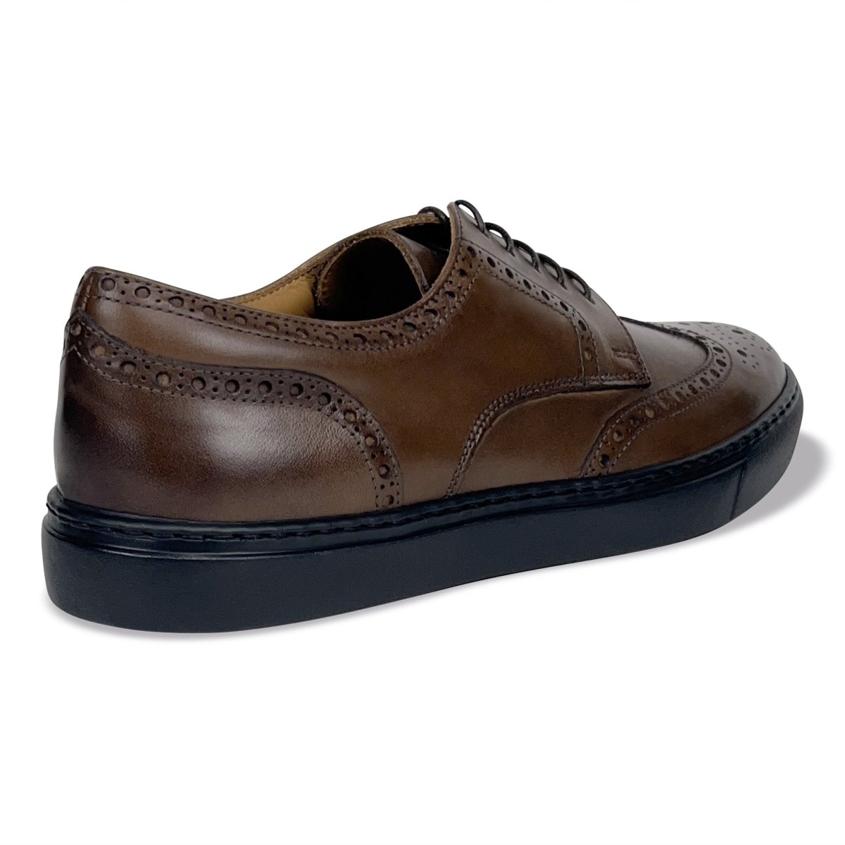 Men's Don Giovanni Wingtips - Brown Men's Sneakers by Mocalmo – Don't Panic Shoes