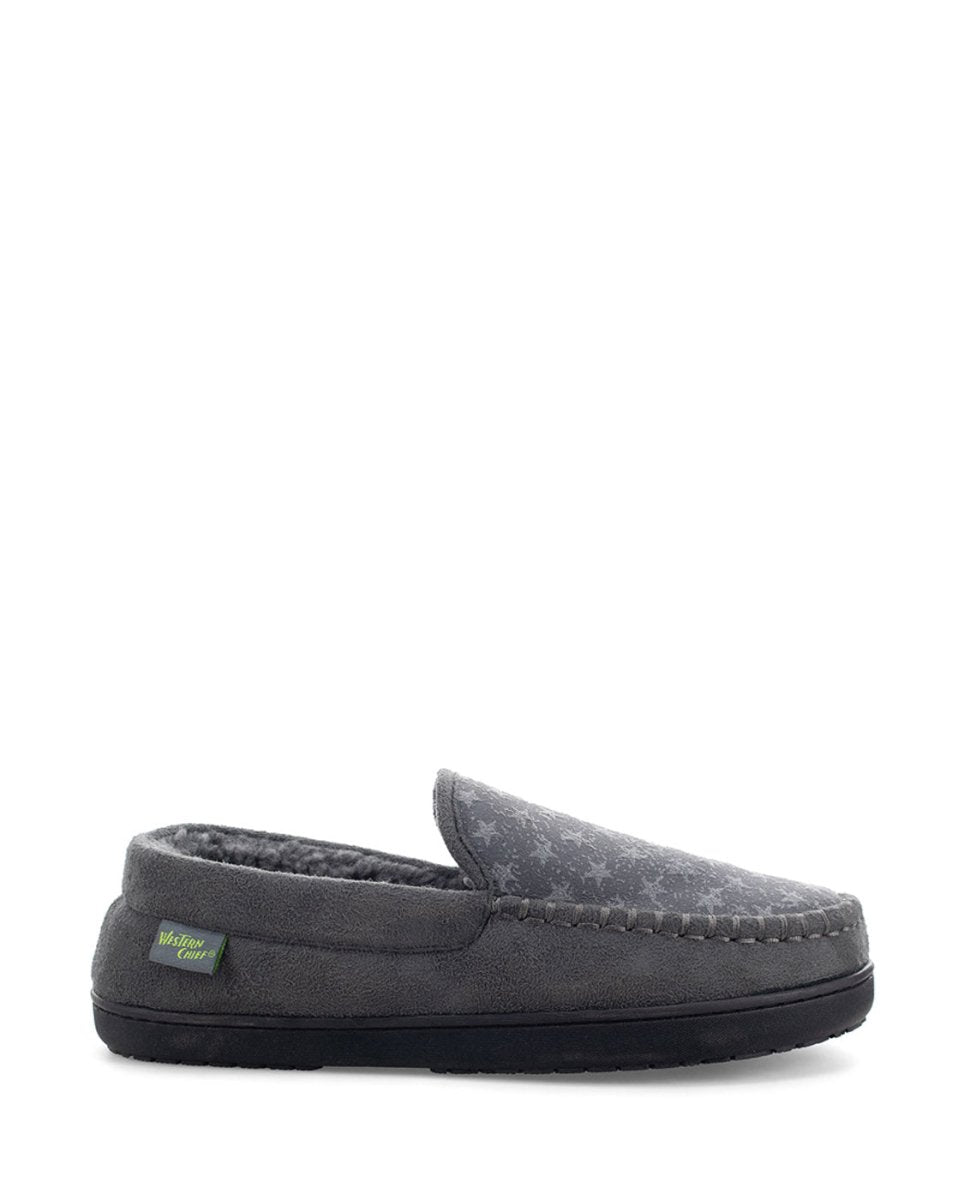Men's Freedom Moc Slipper - Charcoal Slippers by Western Chief Men's – Don't Panic Shoes