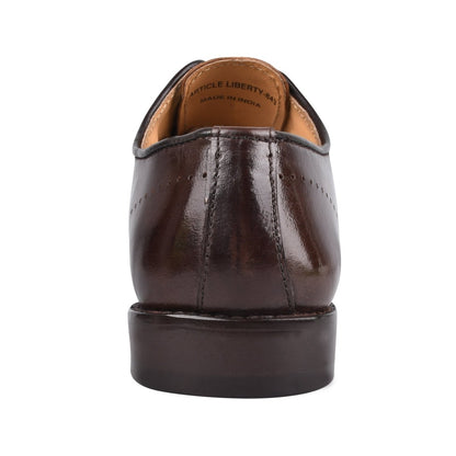 Mens Genuine Leather Wingtip Formal Business Dress Shoe Shoes by Libertyzeno – Don't Panic Shoes