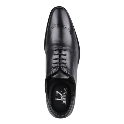 Mens Genuine Leather Wingtip Formal Business Dress Shoe Shoes by Libertyzeno – Don't Panic Shoes