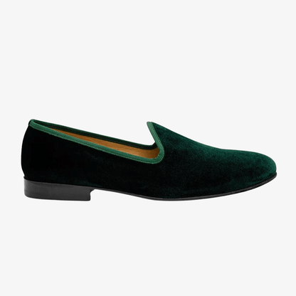 Men's Green Velvet Slipper Ii Men's Footwear by Del Toro Shoes – Don't Panic Shoes