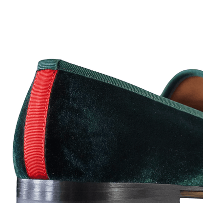Men's Green Velvet Slipper Ii Men's Footwear by Del Toro Shoes – Don't Panic Shoes