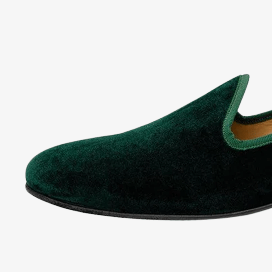 Men's Green Velvet Slipper Ii Men's Footwear by Del Toro Shoes – Don't Panic Shoes