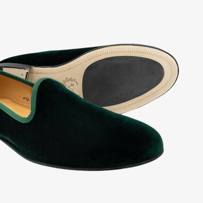 Men's Green Velvet Slipper Ii Men's Footwear by Del Toro Shoes – Don't Panic Shoes