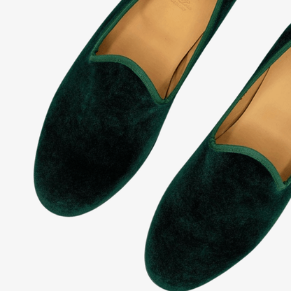 Men's Green Velvet Slipper Ii Men's Footwear by Del Toro Shoes – Don't Panic Shoes