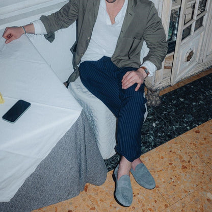 Men's Grigio Suede Centesimo Men's Footwear by Del Toro Shoes – Don't Panic Shoes