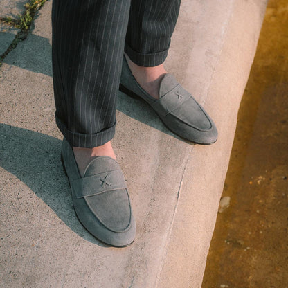 Men's Grigio Suede Centesimo Men's Footwear by Del Toro Shoes – Don't Panic Shoes