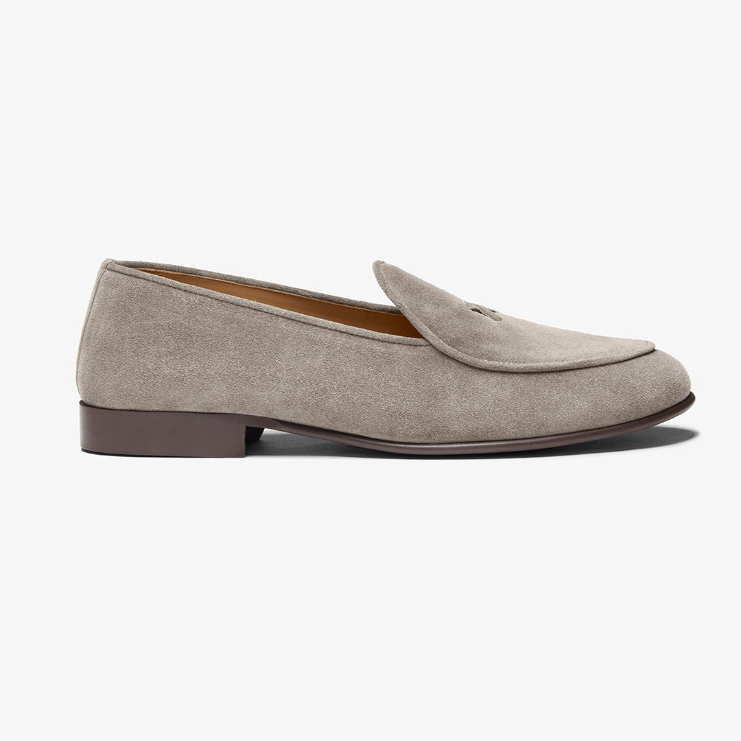 Men's Grigio Suede Milano Loafer Men's Footwear by Del Toro Shoes – Don't Panic Shoes