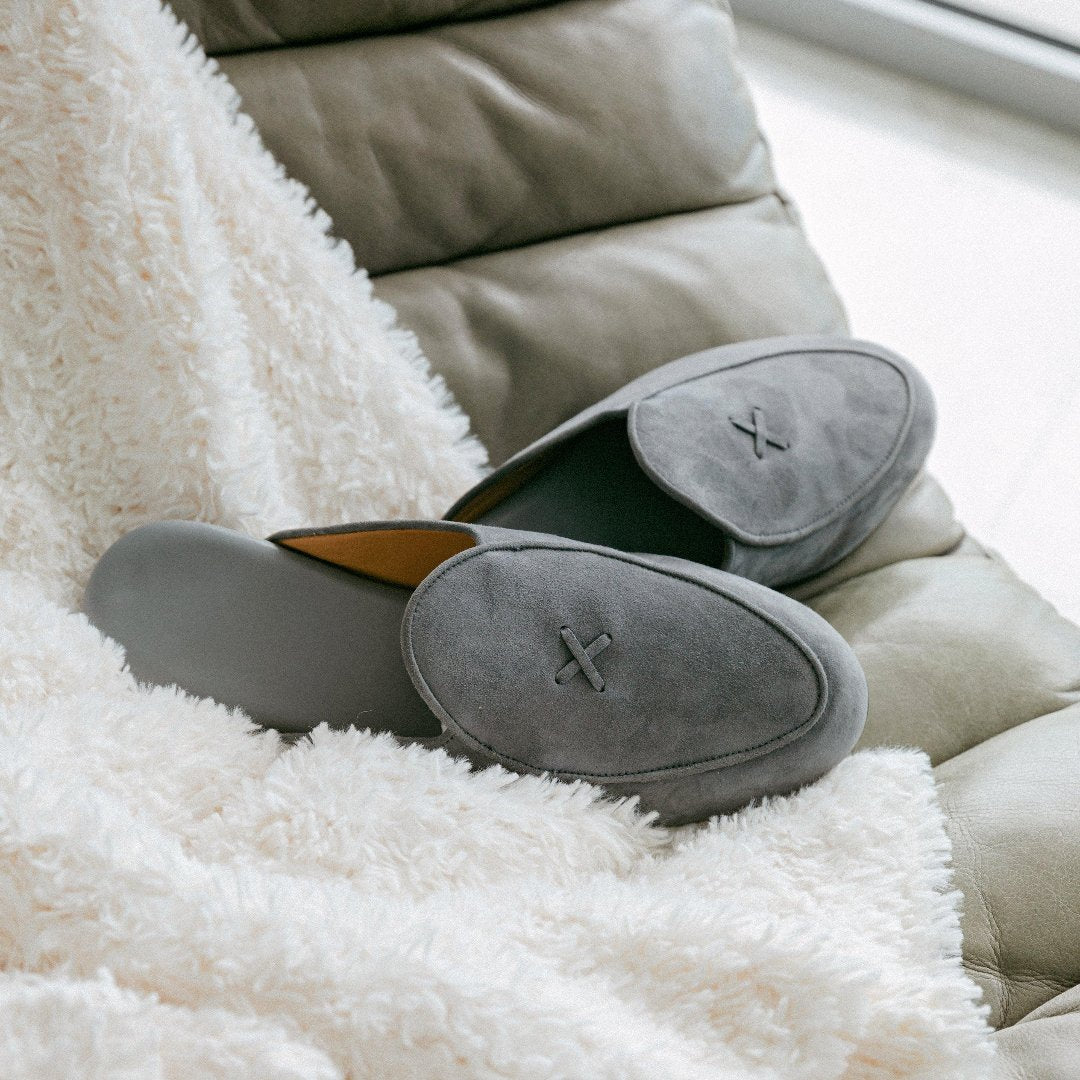 Men's Grigio Suede Milano Mule Men's Footwear by Del Toro Shoes – Don't Panic Shoes