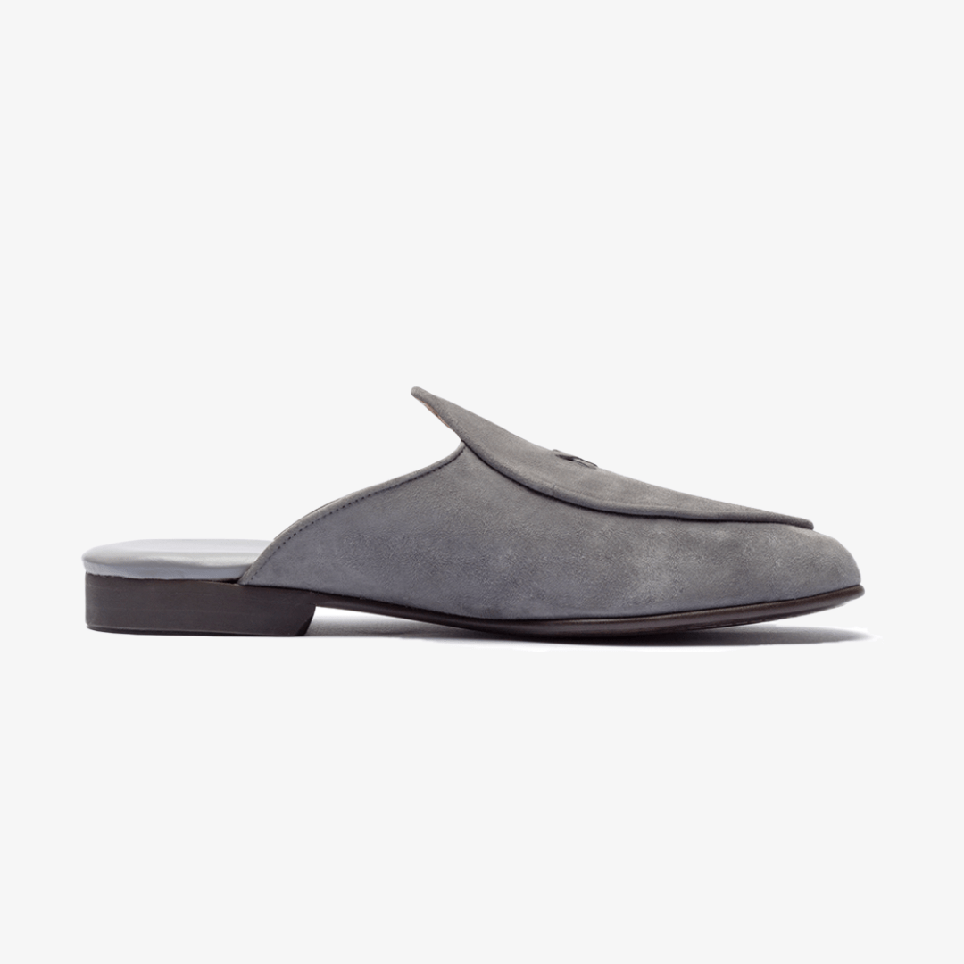Men's Grigio Suede Milano Mule Men's Footwear by Del Toro Shoes – Don't Panic Shoes