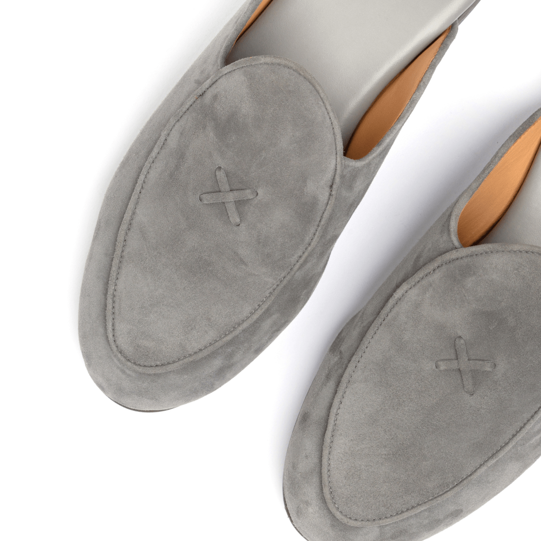 Men's Grigio Suede Milano Mule Men's Footwear by Del Toro Shoes – Don't Panic Shoes