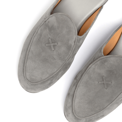 Men's Grigio Suede Milano Mule Men's Footwear by Del Toro Shoes – Don't Panic Shoes