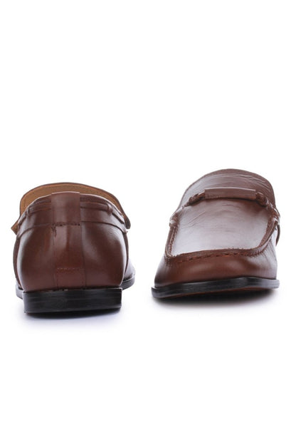 Men's Leather Moccasin Toe Business Loafers Loafers by Libertyzeno – Don't Panic Shoes