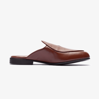 Men's Light Brown Leather Milano Mule Men's Footwear by Del Toro Shoes – Don't Panic Shoes
