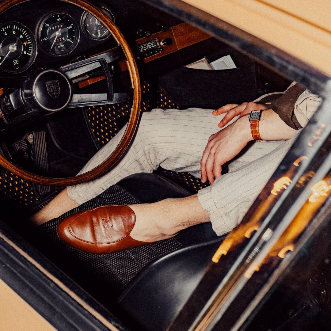 Men's Light Brown Leather Milano Mule Men's Footwear by Del Toro Shoes – Don't Panic Shoes