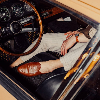 Men's Light Brown Leather Milano Mule Men's Footwear by Del Toro Shoes – Don't Panic Shoes