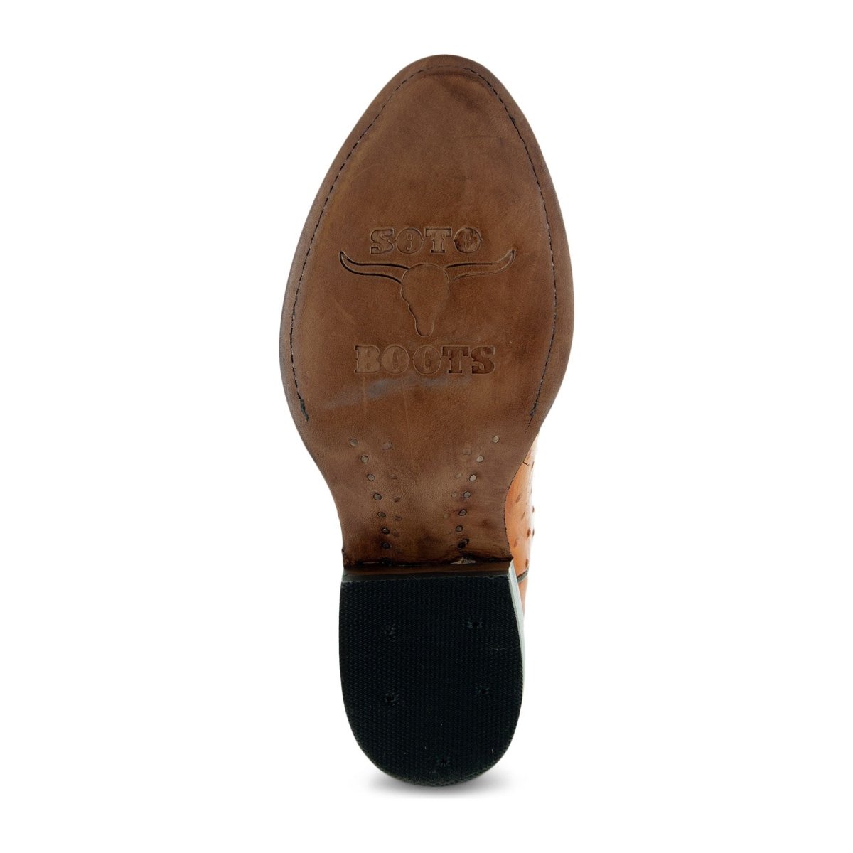 Men's Mantequilla Ostrich Print Cowboy Boots (H7002) Cowboy Boots by Soto Boots – Don't Panic Shoes