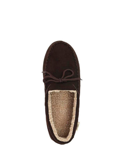 Men's Moc Slipper - Chocolate Slippers by Western Chief Men's – Don't Panic Shoes