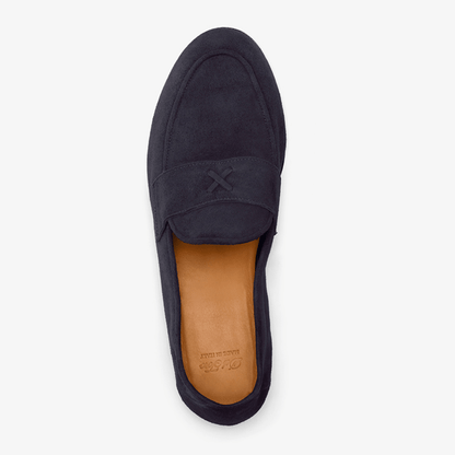 Men's Navy Suede Centesimo Men's Footwear by Del Toro Shoes – Don't Panic Shoes