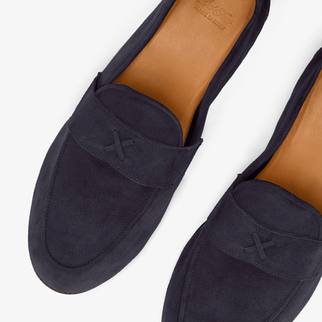 Men's Navy Suede Centesimo Men's Footwear by Del Toro Shoes – Don't Panic Shoes