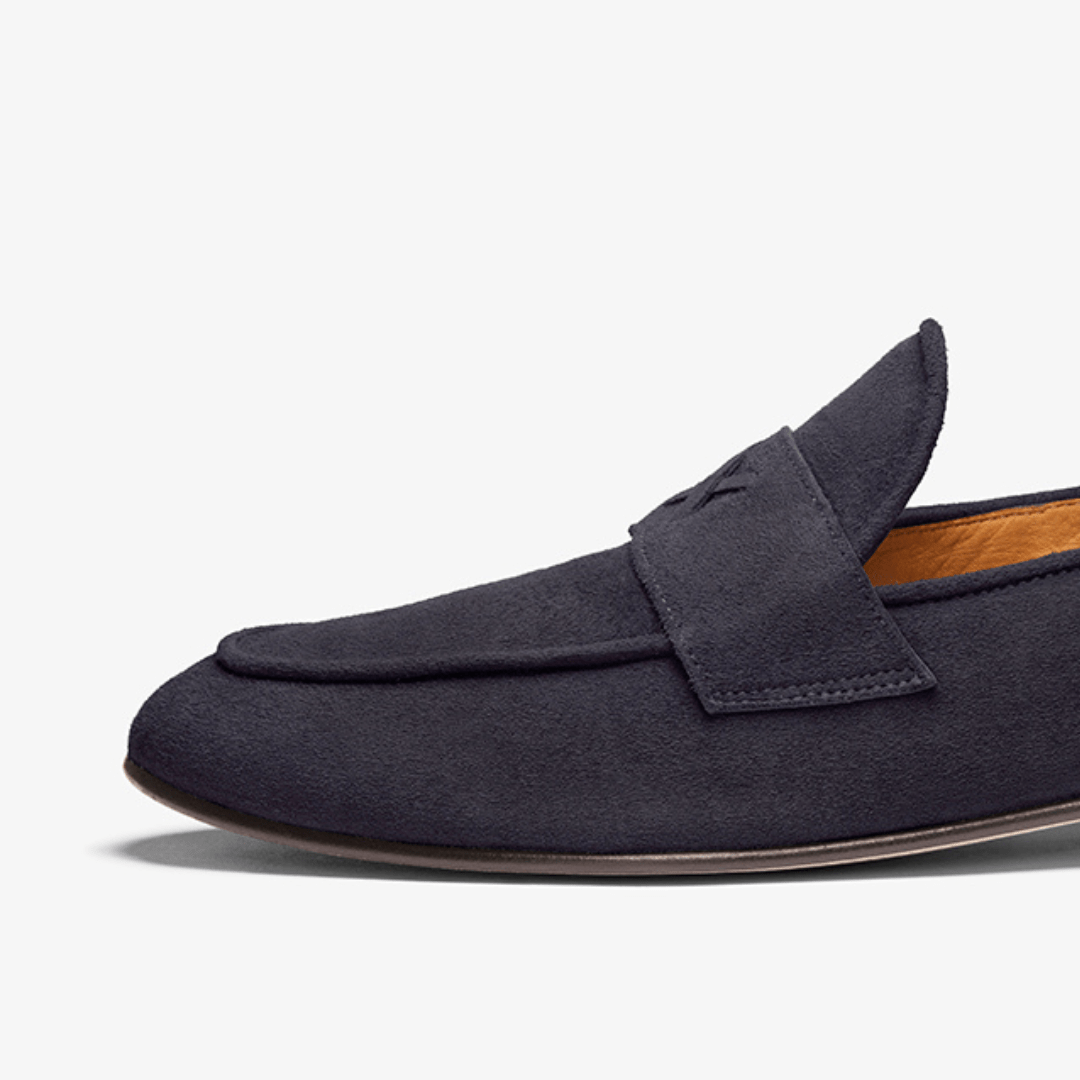 Men's Navy Suede Centesimo Men's Footwear by Del Toro Shoes – Don't Panic Shoes