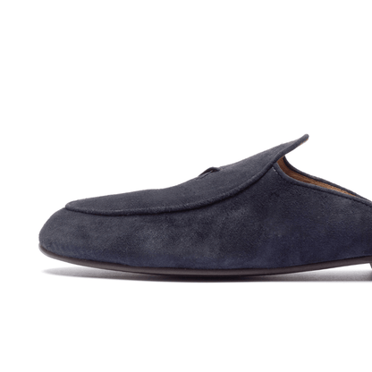 Men's Navy Suede Milano Mule Men's Footwear by Del Toro Shoes – Don't Panic Shoes