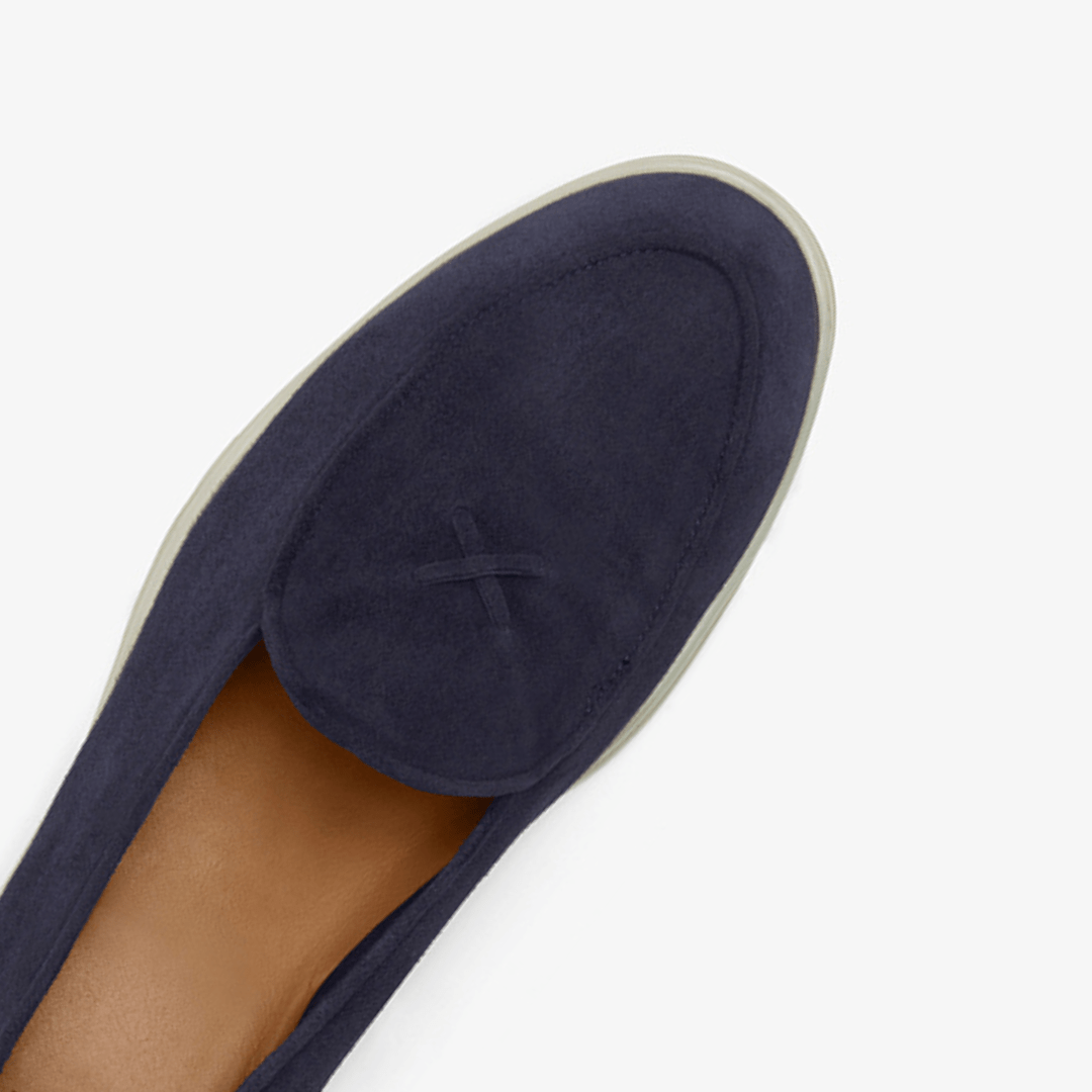 Men's Navy Suede Viaggio Loafer Men's Footwear by Del Toro Shoes – Don't Panic Shoes