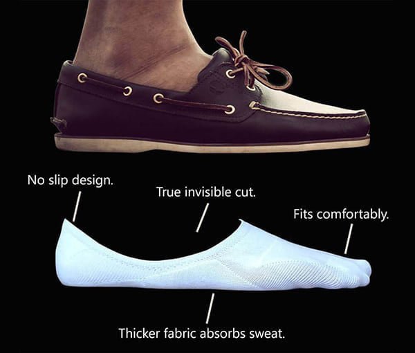 Men's No Show Socks No Show Socks by Invisasox – Don't Panic Shoes