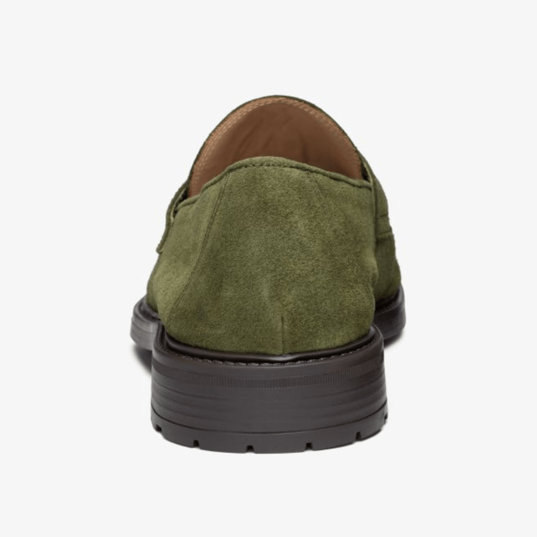 Men's Olive Suede Lug Centesimo Men's Footwear by Del Toro Shoes – Don't Panic Shoes