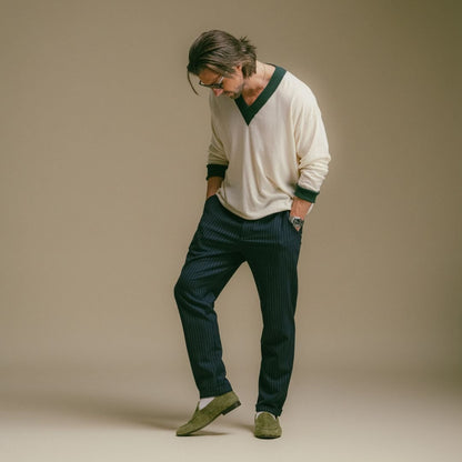 Men's Olive Textured Suede Milano Loafer Men's Footwear by Del Toro Shoes – Don't Panic Shoes