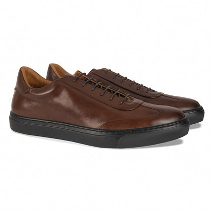 Men's Rigoletto - Brown Men's Sneakers by Mocalmo – Don't Panic Shoes