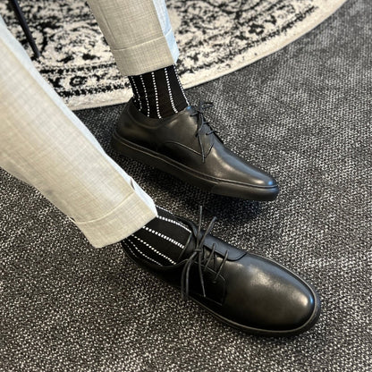 Men's Rodolfo - Black Men's Sneakers by Mocalmo – Don't Panic Shoes