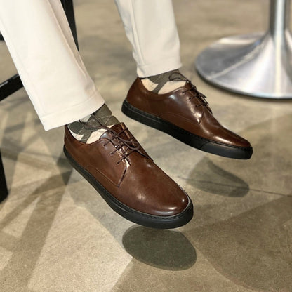 Men's Rodolfo - Brown Men's Sneakers by Mocalmo – Don't Panic Shoes