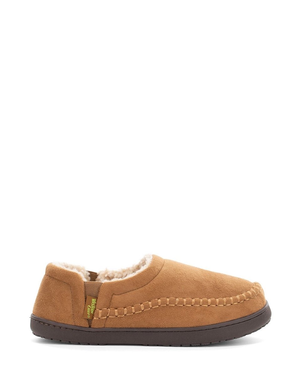 Men's Roy Slipper - Chestnut Slippers by Western Chief Men's – Don't Panic Shoes
