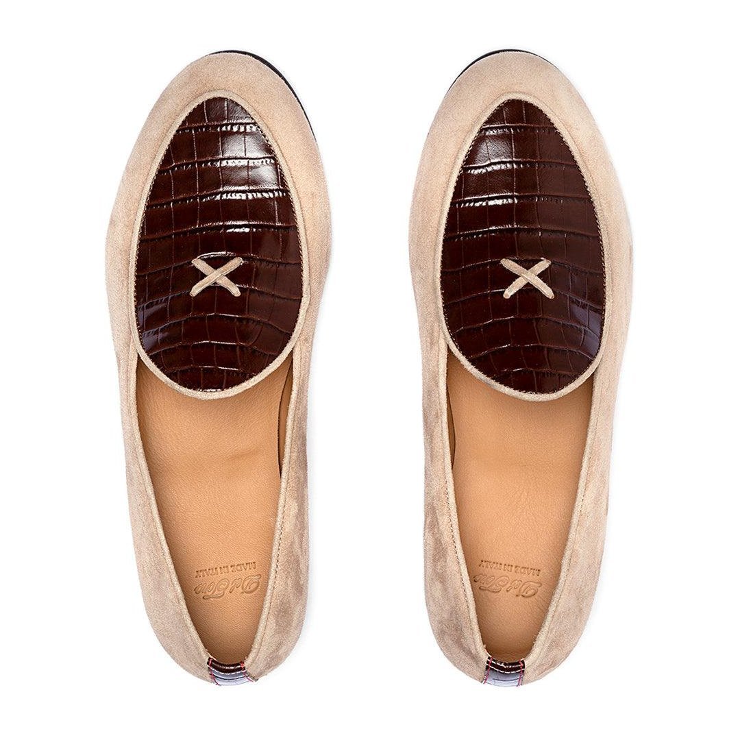 Men's Sandstone Croc Milano Loafer Men's Footwear by Del Toro Shoes – Don't Panic Shoes
